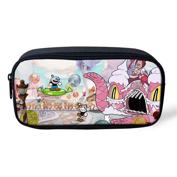 CDWX4377K HaoYun, школьная сумка для мальчиков, Cuphead, Mugman, 3D принт, черный рюкзак, детский рюкзак, для школьников, на заказ, изображение, рюкзак, Mochila - Цвет: CDWX4377K
