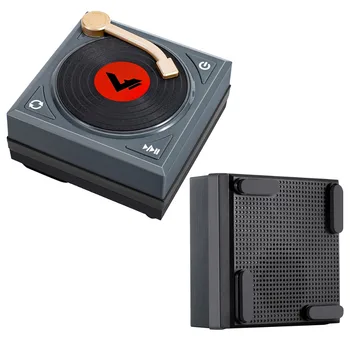 

SOONHUA Mini Retro Phonograph Speaker Smart Bluetooth 5.0 Bass HD Stereo Sound Large Capacity Battery Loudspeaker For Cellphones
