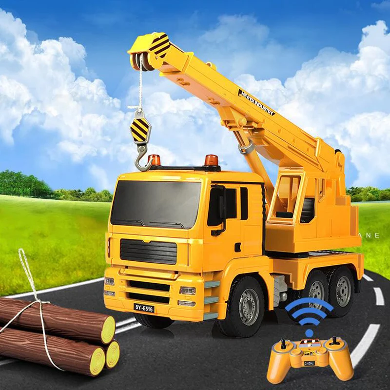 

40CM 2.4Ghz 1:20 RC Crane Model Electric Toys Remote Control Truck Machine Radio Controlled Engineering Cranes Boys Hobby Gifts