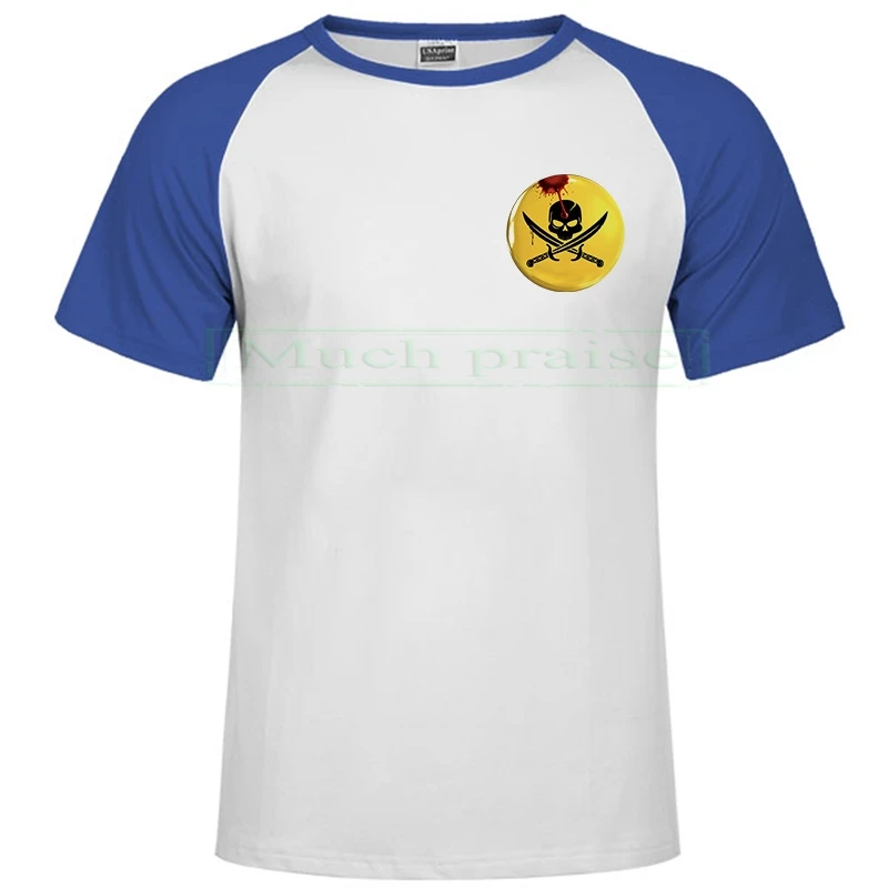 2020One piece Watchmen футболка Летняя белая футболка Графический camiseta masculina забавная уличная футболка мандалориан - Цвет: Raglan blue 212