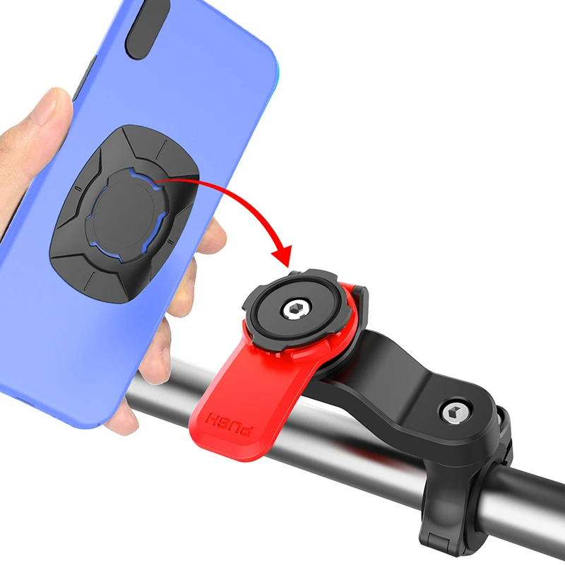 Bike Phone Holder Bicycle Mobile Smart Mount Stand Dismountable Univesal Motorcycle Security Lock Bracket | Мобильные телефоны и