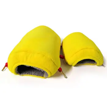 

Pet Bird Nest House Parrot Bed Hut Hammock Hanging Cave Snuggle Hideout Sleeping Pouch for Lovebird Finch Cockatoo Bird Supply