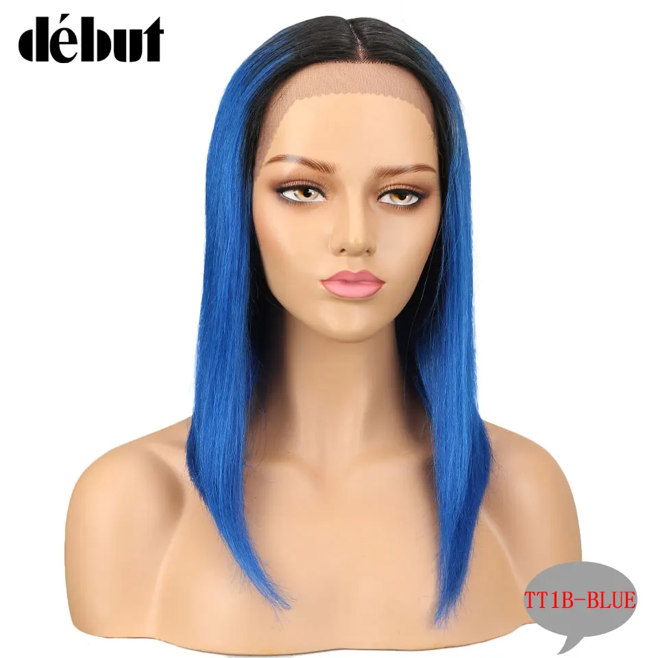 Debut-Lace-Part-Human-Hair-Wigs-For-Black-Women-Brazilian-pelucas-mujer-cabello-humano-Straight-Short (5)