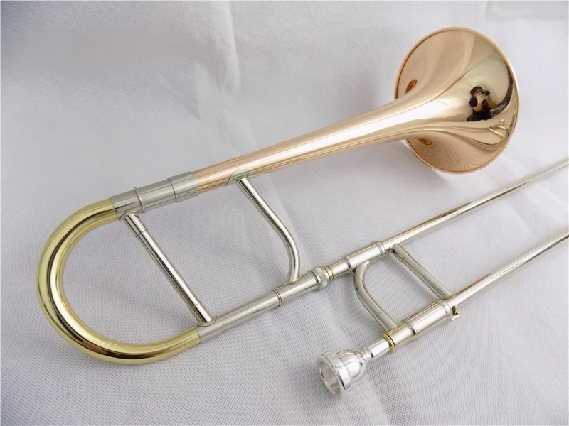 Eb альт тромбон золотой Латунный Колокольчик с Чехол и мундштук тромбон латунные Музыкальные инструменты