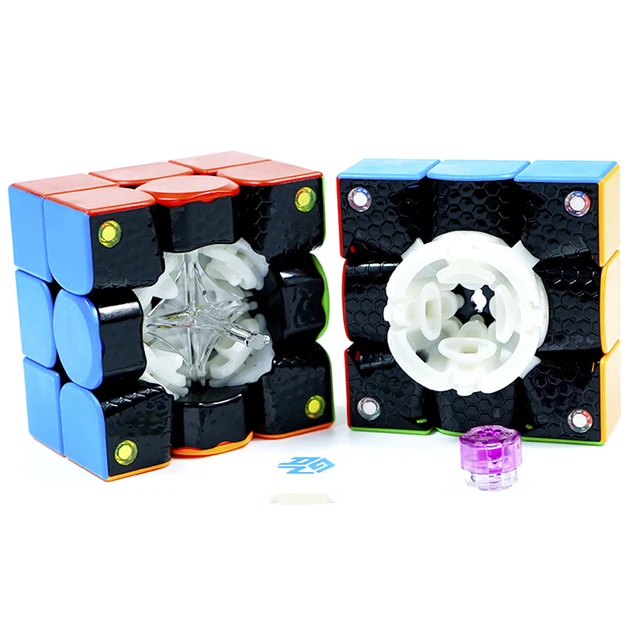 GAN354 V2 M Magnetic 3x3x3 Speed Cube 54mm Stickerless 3x3 Magic Cube Puzzle GAN 354 M 3x3 Cubo Magico kids Toys for Children 5