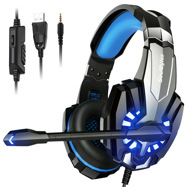 Audifonos Gaming Cascos Gamer Auriculares Gaming Para PC Xbox One 360 PS4  PS5 