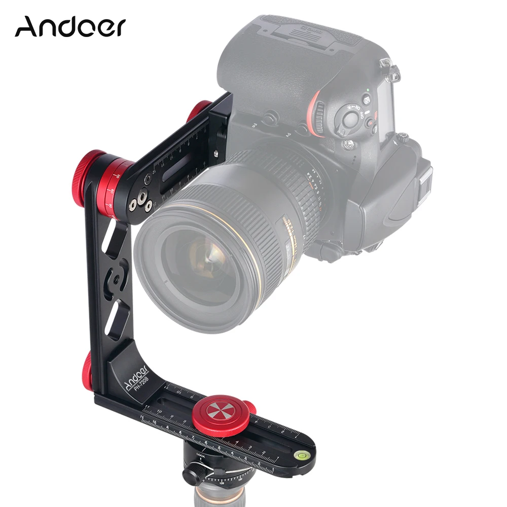 

Andoer PH-720B 720 Panoramic Head w/Arca-Swiss Standard Ball Head Quick Release Plate Carry Bag for Nikon Canon Sony DSLR Camera