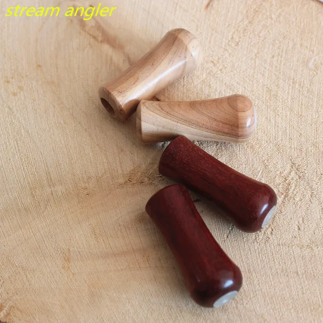 Solid Wood Knob Primeval Blood Sandalwood Cypress Knobs 2.5g Fit For Daiw A  With Bearings Stream Angler Products