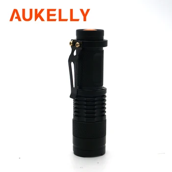 

LED UV Flashlight Ultraviolet Torch With Zoom Function Mini UV Black Light Pet Urine Stains Detector Scorpion AA/14500 battery