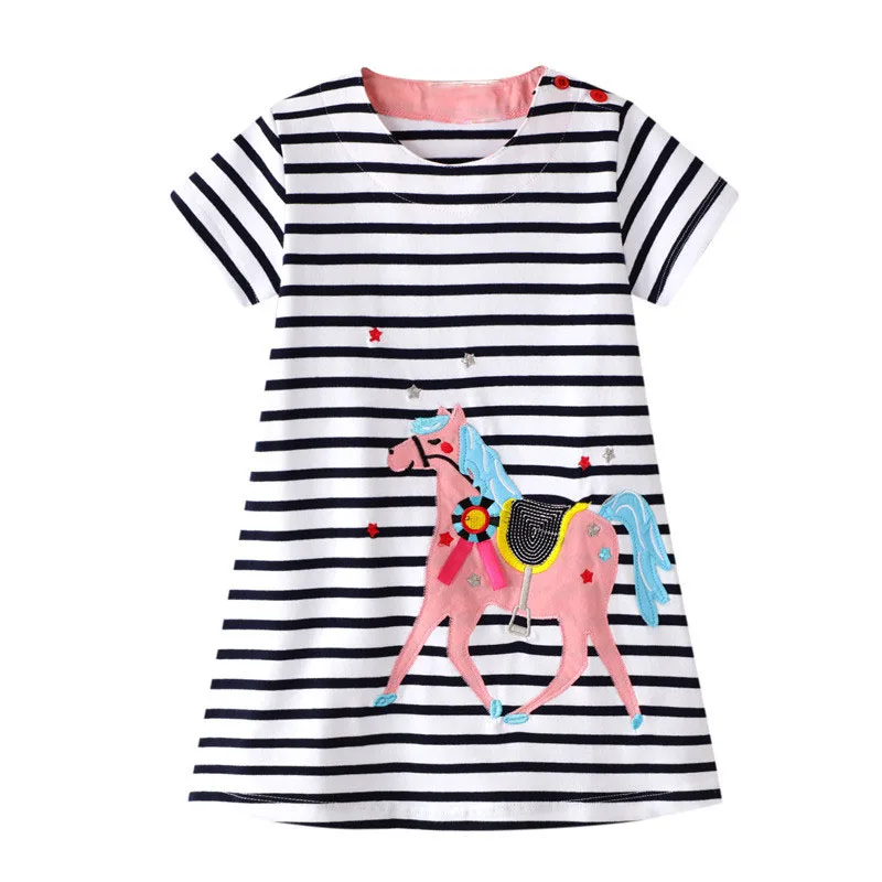 Платье для девочек Сезон лето Robe Fille Vestido Roupas Infantis Menina Радужное платье с