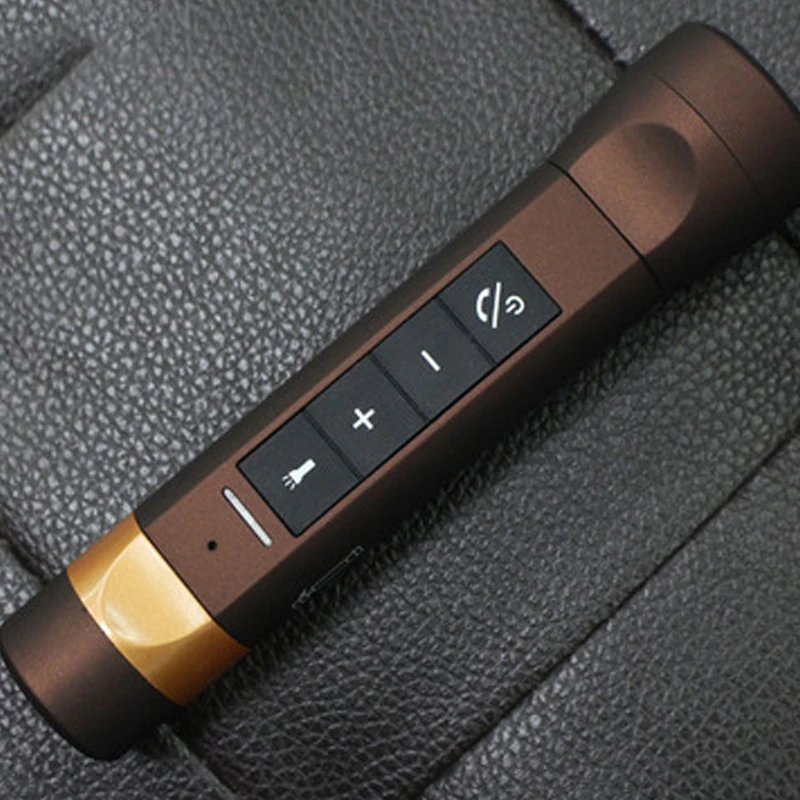 Brown Велосипедный Bluetooth динамик портативный fm-радио power Bank велосипед Велоспорт Музыка MP3 светодиодный фонарик 1200 мАч с держателем - Цвет: Brown