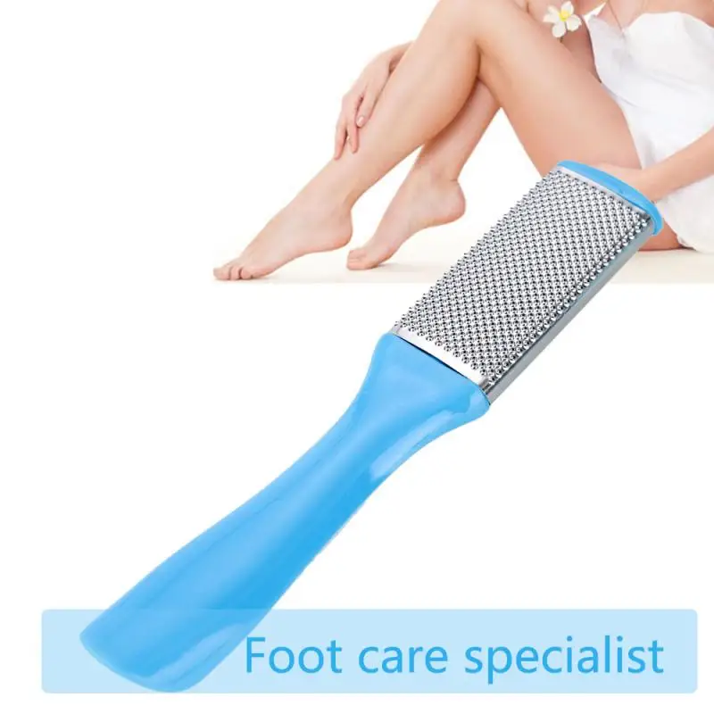 

1 Pc Professional Stainless Steel Foot Rasp Callus Random Color Foot Dead Skin Removal Dual Sided Foot Manicure Foot Care Tool