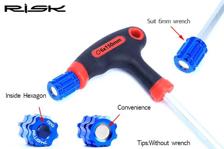 Risk Bicycle Crank Installation Tool for Remove&Install Crank Arm Adjustment Cap for Shimano HollowTech for XT Bike Repair Tools