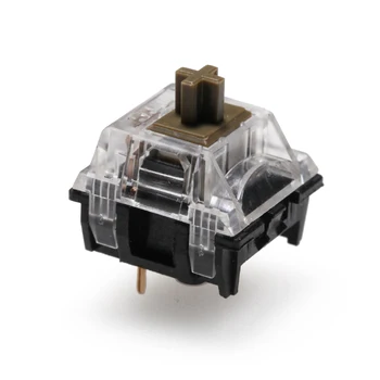 

TTC Silent Brown switch 3pin RGB SMD Tactile 45g force mx clone switch for backlit mechanical keyboard 100m