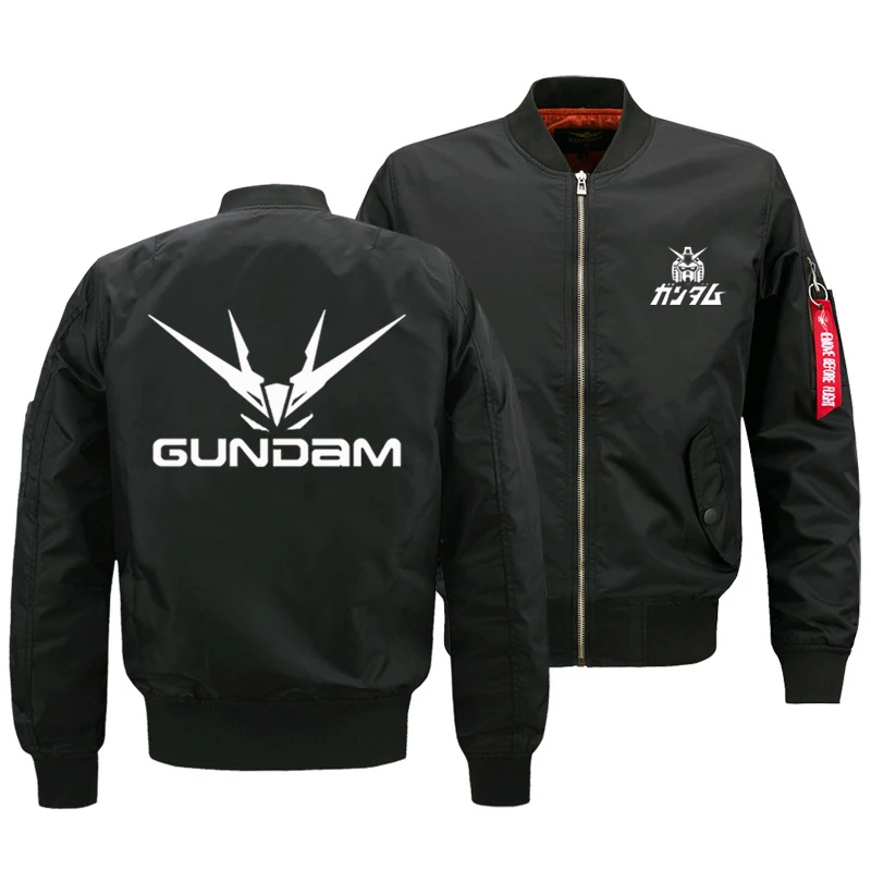 Новинка года, мужская куртка-бомбер в стиле милитари с принтом логотипа из аниме, армейская тактическая летная куртка на молнии, одежда для США