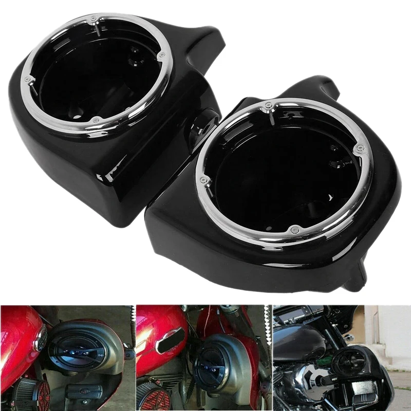 6.5 Inch Motorcycle Speaker Pods Lower Vented Fairing Fit for 94 13