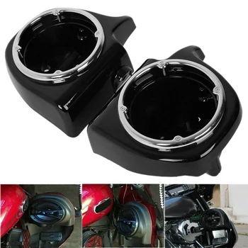 

6.5 Inch Motorcycle Speaker Pods Lower Vented Fairing Fit for 94-13 Touring Street Glide