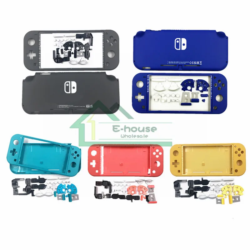 5 Set Top Bottom Replacement Housing Shell Case Cover For Nintendo Switch Lite Buttons Kit For