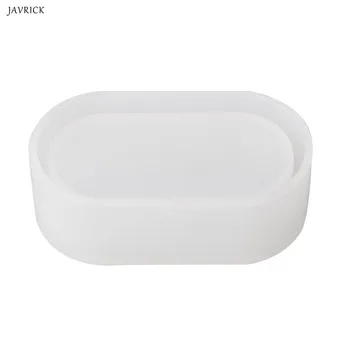

Long Ellipse Flowerpot Resin Molds Silicone Mould Storage Box DIY Handmade Making Crafts Crystal Epoxy Mold
