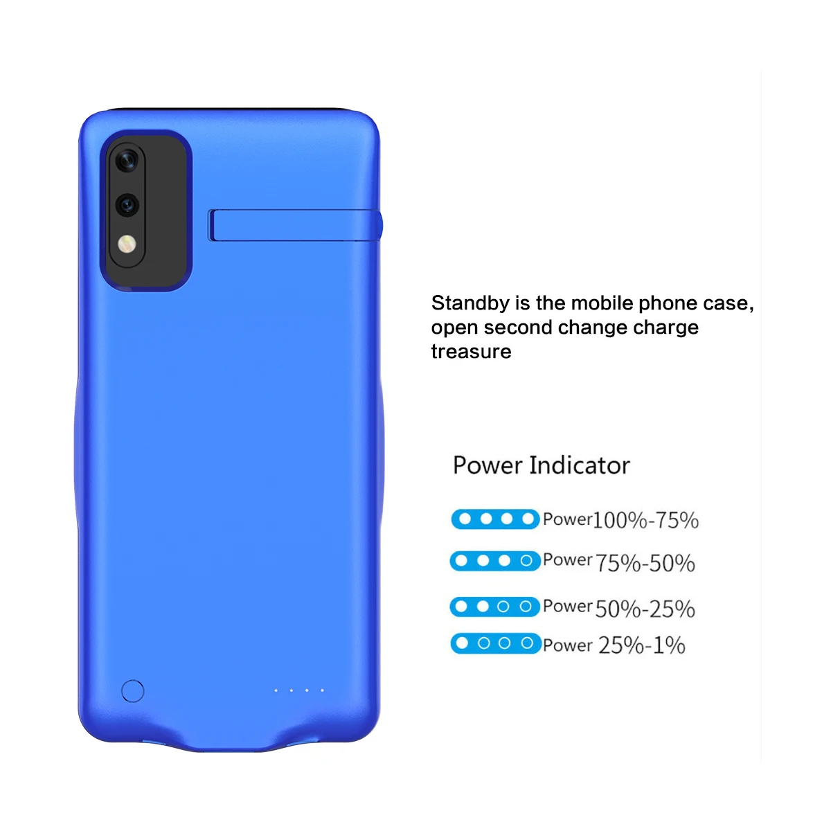 Для huawei Honor 9X Батарея Зарядное устройство чехол 6500 мАч расширенное резервирование портативное зарядное устройство QI чехол для huawei Honor 9X Pro Чехол с откидной подставкой