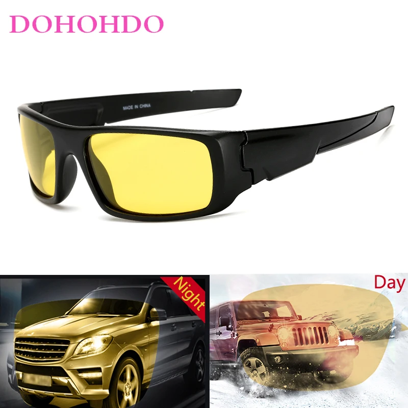 Night Vision Glasses Night Vision Sunglasses Driving Sunglasses DOHOHDO Night Vision Glasses Driver Driving Night Vision Glasses Driving Yellow Lens Classic Anti Glare Driver Safety