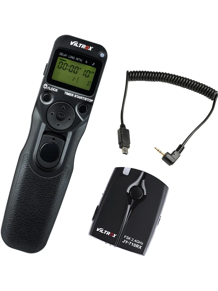 

Viltrox JY-710-N3 Camera Wireless LCD Timer Remote Control Shutter Release for Nikon D90 D3200 D3400 D5200 D5500 D7200 D760 D610