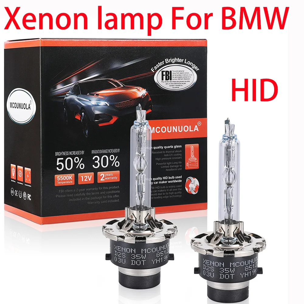 

2PCS For BMW X1 X3 X5 X6 E70 E71 E72 E84 E92 E93 F06 F12 F13 F25 D1S D2R D2S D3S D4S D4R Car Headlights HID Bulb Xenon Lamp