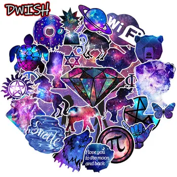 

10/35Pcs Cartoon Star Constellation Stickers Waterproof Skateboard Guitar Suitcase Freezer Vsco Girl Graffiti Sticker Kids Toy