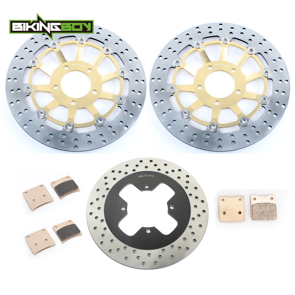 BIKINGBOY для SUZUKI GSX 600 750 F Катана 1989-1997 90 91 92 93 94 95 96 GSX400F 88-90 спереди и сзади тормозные диски роторы колодки