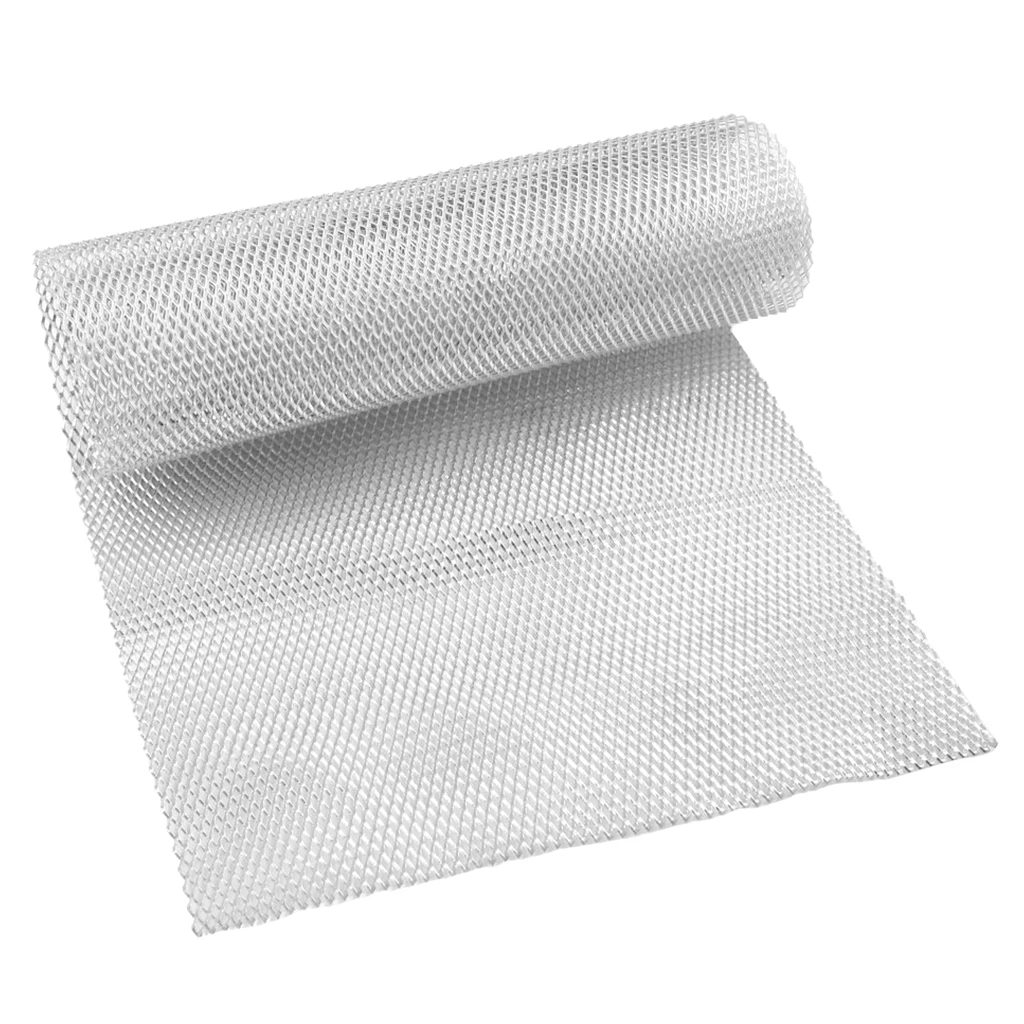 100x33cm Hexagon Shape Grill Mesh Net 4x8mm for Auto Car Front Bumper