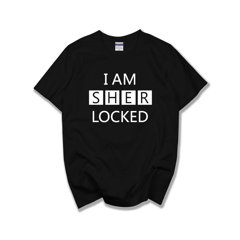 New Sherlock Holmes Accessories 100 Cotton I Am Sherlocked Short Sleeve T Shirt Classic Style Costume Men Jersey Short Sleeve T Shirt T Shirtmen Style Aliexpress