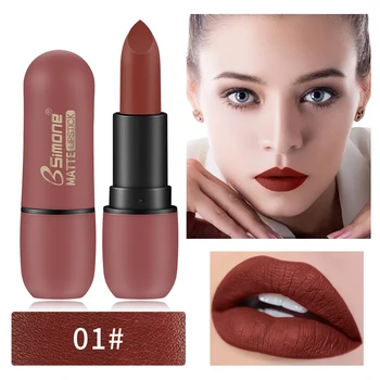

BSIMONE matte lipstick batom long-lasting non-stick cup lipstick Moisturizer Lip Tint lipstick Lips makeup Nude Sexy Lips TSLM1