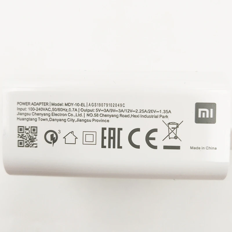 Быстрое зарядное устройство Xiao mi 27 Вт EU/US QC 4,0 адаптер турбо зарядки usb type C кабель для mi 9 se 9t CC9 8 красный mi Note 7 8 K20 K30 Pro Pad 4