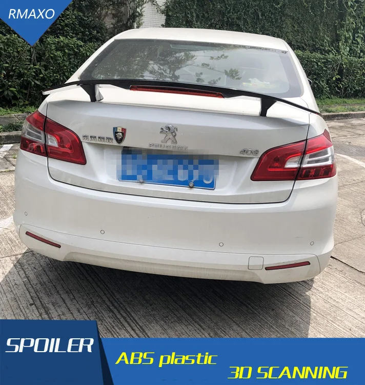 For Peugeot 408 Spoiler 2011-2019 TF ABS Material Car Rear Wing Primer Color | Автомобили и мотоциклы
