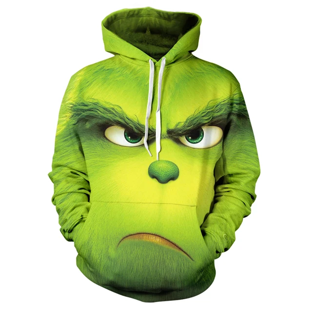 Grinch 3d Mannen Trui En Najaar Anime 