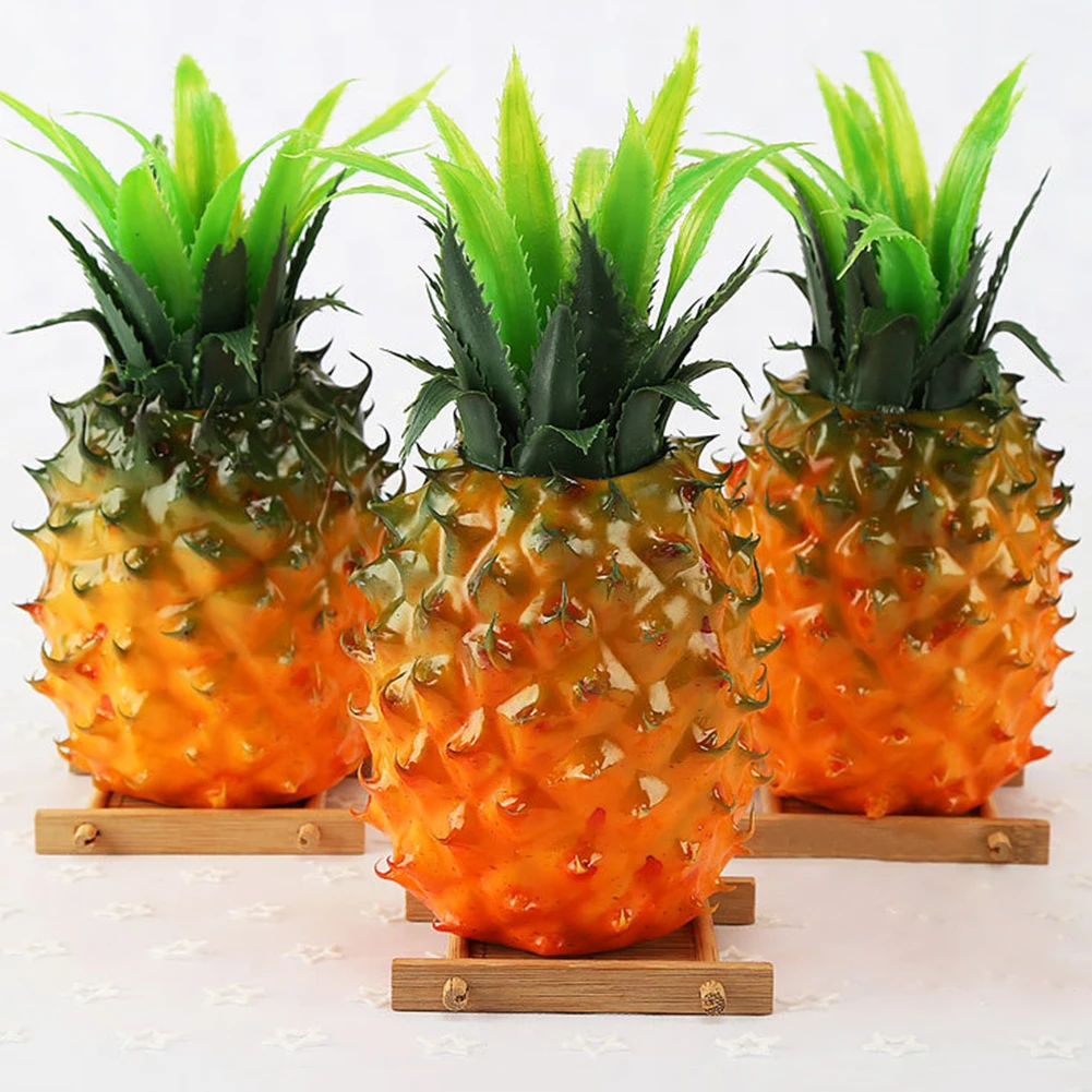

Artificial Simulation Pineapple Fake High Simulation Fruits for Photo Props Decoration Artificial Decorations Artificial Fruits