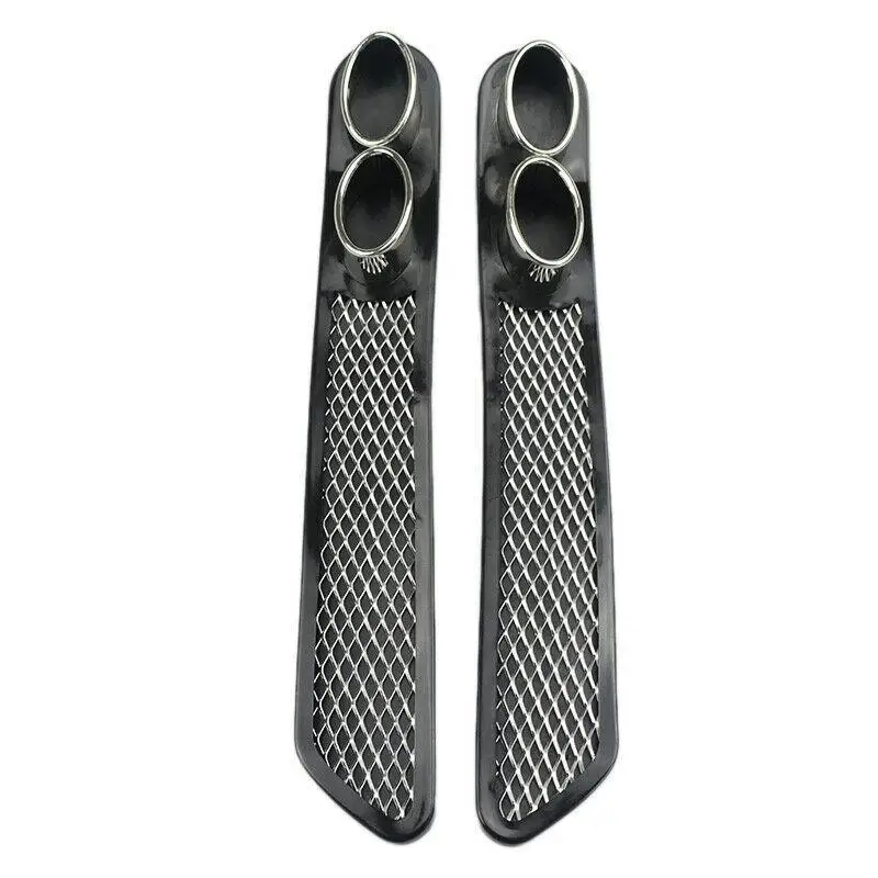 Yfashion 1 Pair Auto Car Air Intake Flow Hood Vent Decoration Stickers False Vent Throat Car Air Flow Sticker