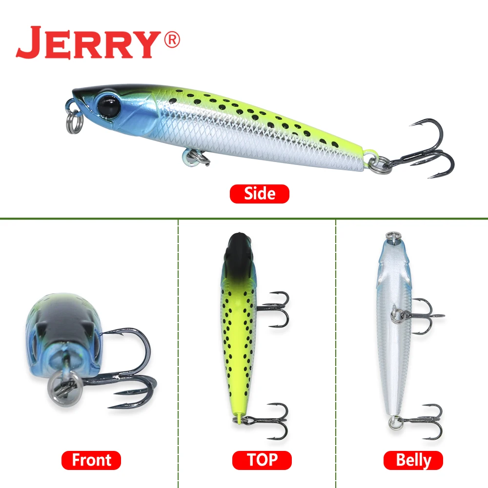 Jerry Blade Fishing Tackle Hot Pencil Fishing Lures Surface Floating Stickbait Ocean Beach Hard Bait UV Color Artificial Bait