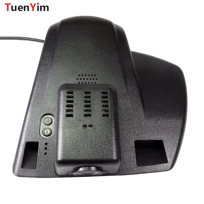 Черный 1080P Автомобильный Wifi DVR Novatek 96658 видео рекордер для Ford Mondeo Serires mk5 2013 поддержка управления приложением - Название цвета: Черный