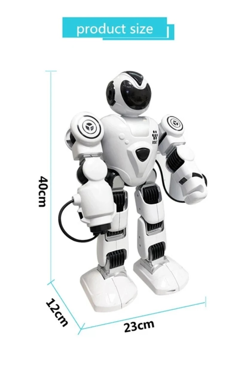 RC Robots Toys For Children Voice Dialogue Smart Robot Singing Dancing Robot Children's Educational Toys Remote Control Robot 5