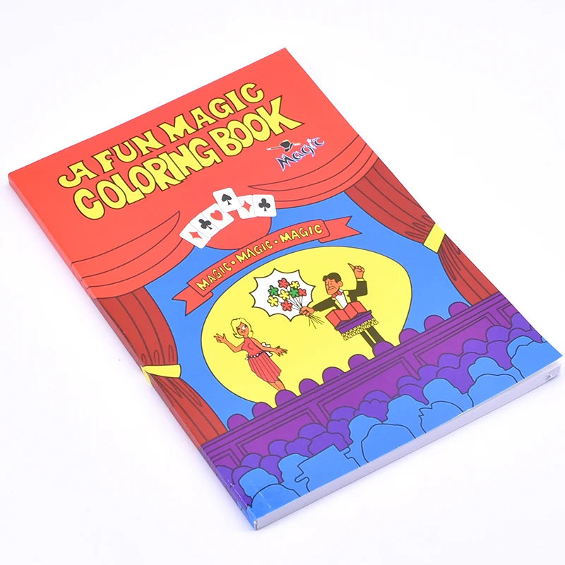 Волшебная книжка раскраска Средний размер/большой размер волшебные трюки