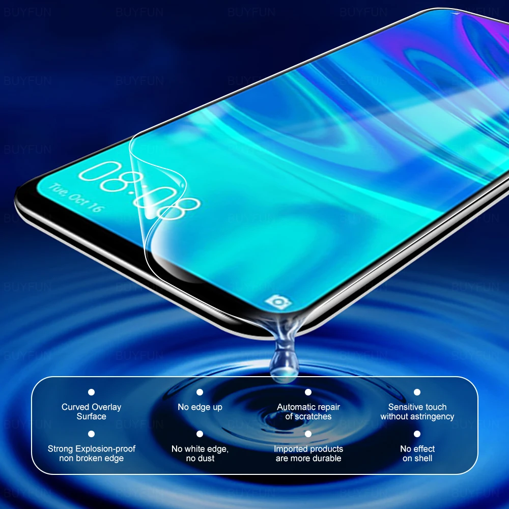 4In1 Màn Hình Bảo Vệ Hydrogel Cho Xiaomi Redmi Note 7 Pro 7 S 7pro Note7 S Redmi7 Một 7A Camera bảo Vệ Không Kính Cường Lực phone protector