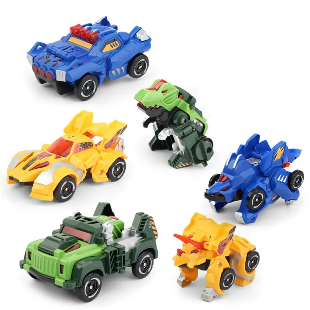 Deformation Dinosaur DIY Kids toys Transformed Car model Cool style Action Deformation Dinosaur For Children Gift