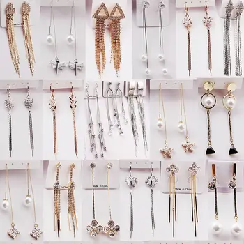 

30 Paris/lot fashion classical mix random style alloy women earring lot jewelry wholesale 200731-31