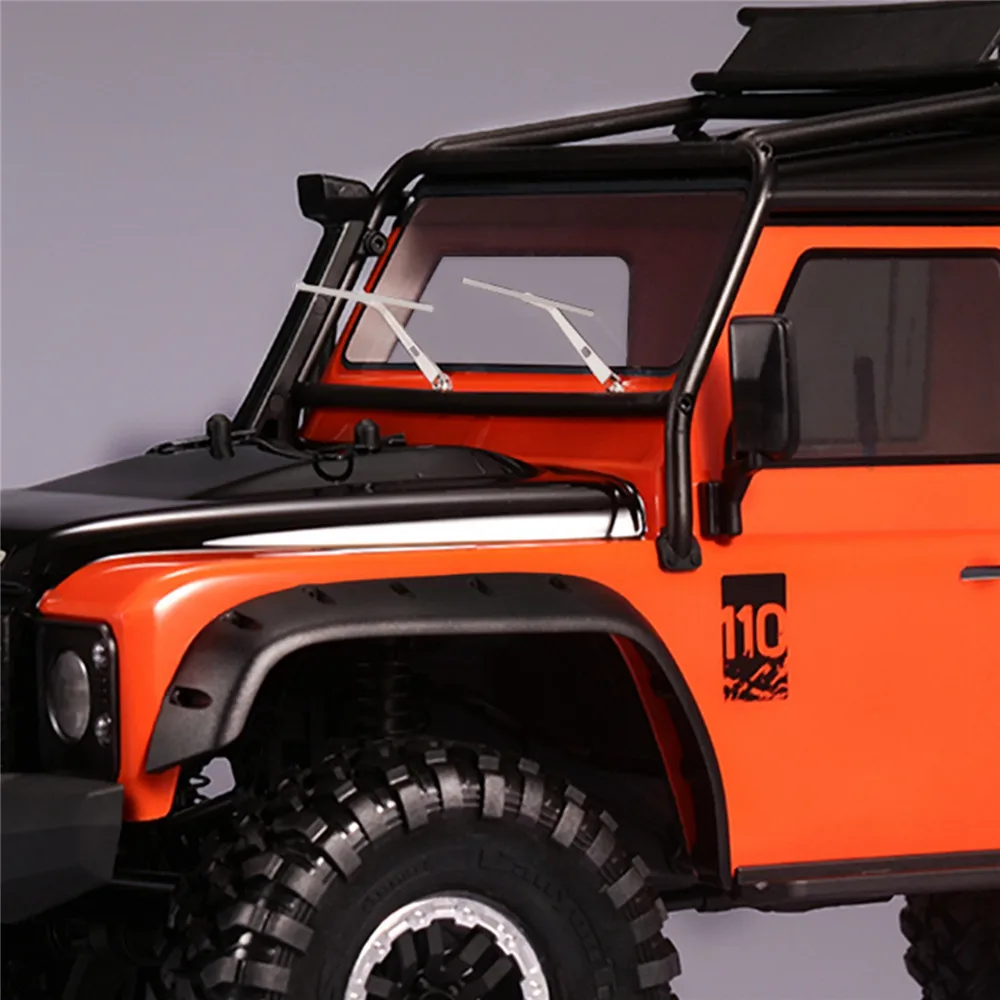 1 пара переднее ветровое стекло металлические стеклоочистители для 1/10 Traxxas TRX4 Defender RC Crawler автомобильные запчасти аксессуары