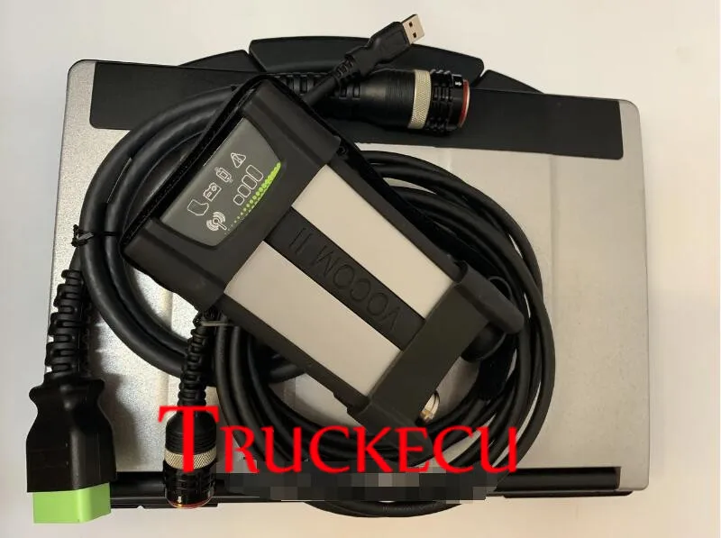 

For Volvo VOCOM 2 renault vocom II vocom 88890300+2.7 ptt tech tool dev truck excavator fh fm euro6 diagnostic tool+CF52 laptop