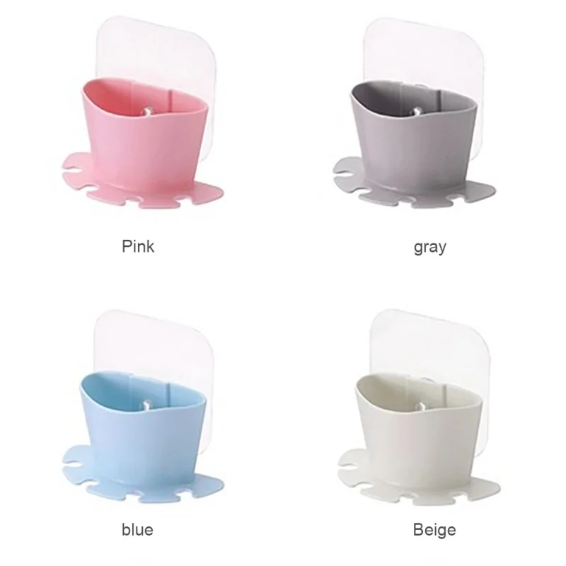 

2019 Bathroom Toothbrush Holder Powerful Suction Cup Rack Plastic Multifunctional Plastic Strong Suction Cup Rack