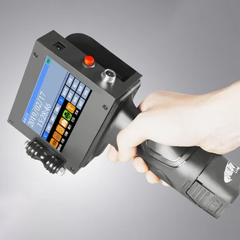 

KL-950 Handheld Inkjet Printer Touch-Screen Smart Barcode Label Batch Code Number Date Printer Mobile Portable Coding Machine