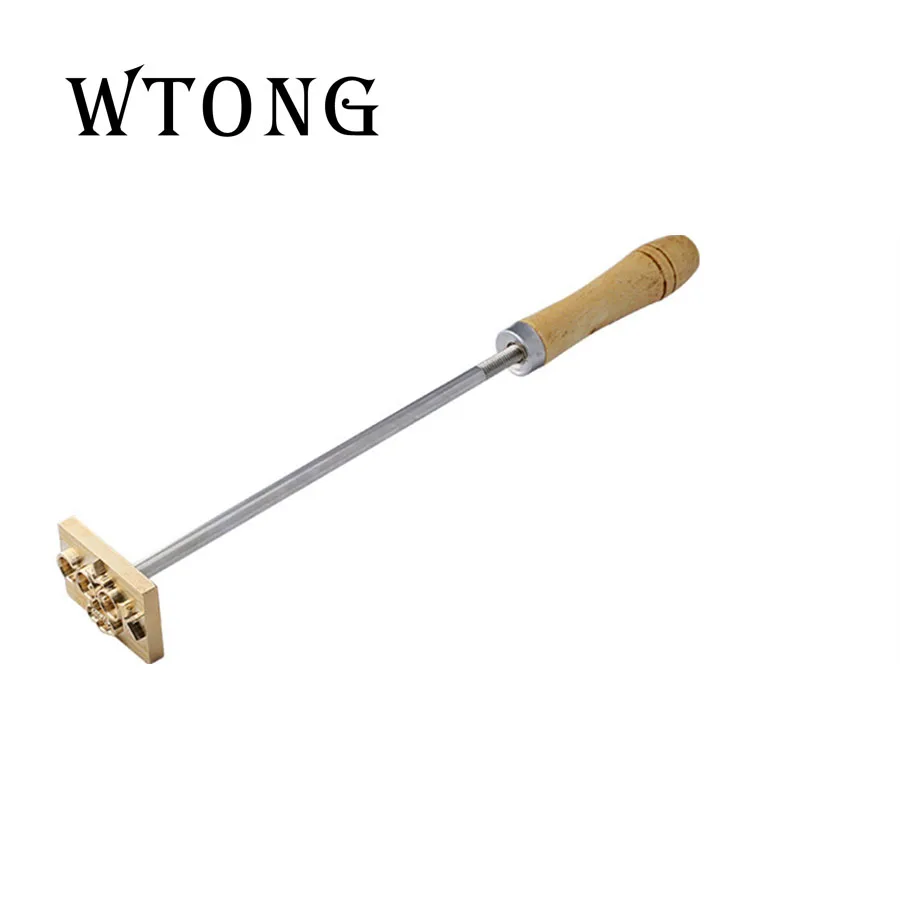 3mm with handle WTONG Пользовательский логотип ручной огонь палочка для создания логотипа штамповки сжигание пресс-штамп для торта Хлеб говядины барбекю деревянная медная форма - Цвет: 3mm with handle