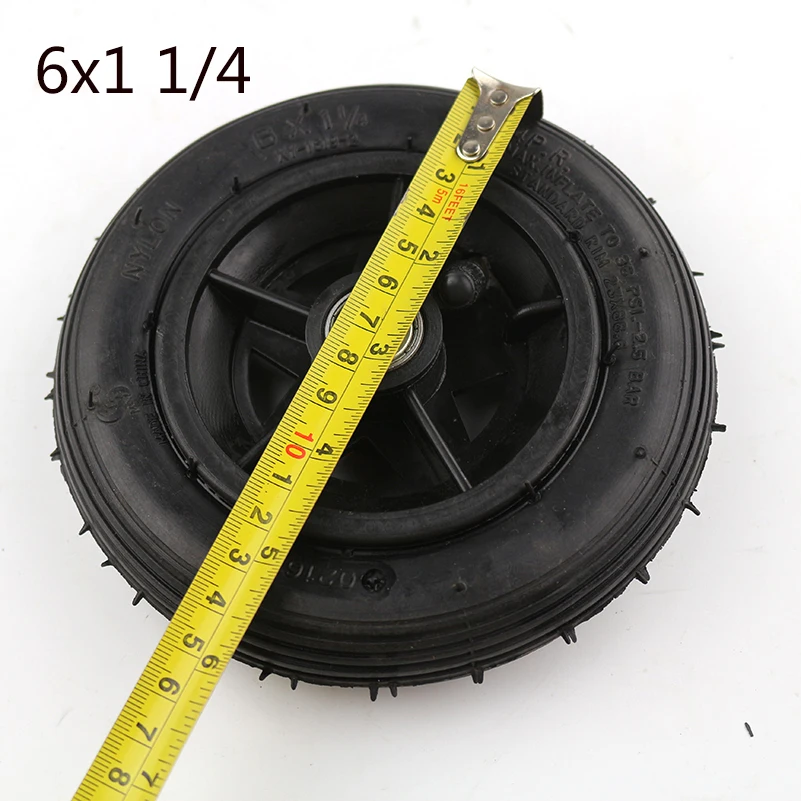Высокое качество 6x1 1/4 шины 6 дюймов шина мотоцикла 150 мм Скутер инфляция с втулкой с внутренней трубой из Электрический Scoot